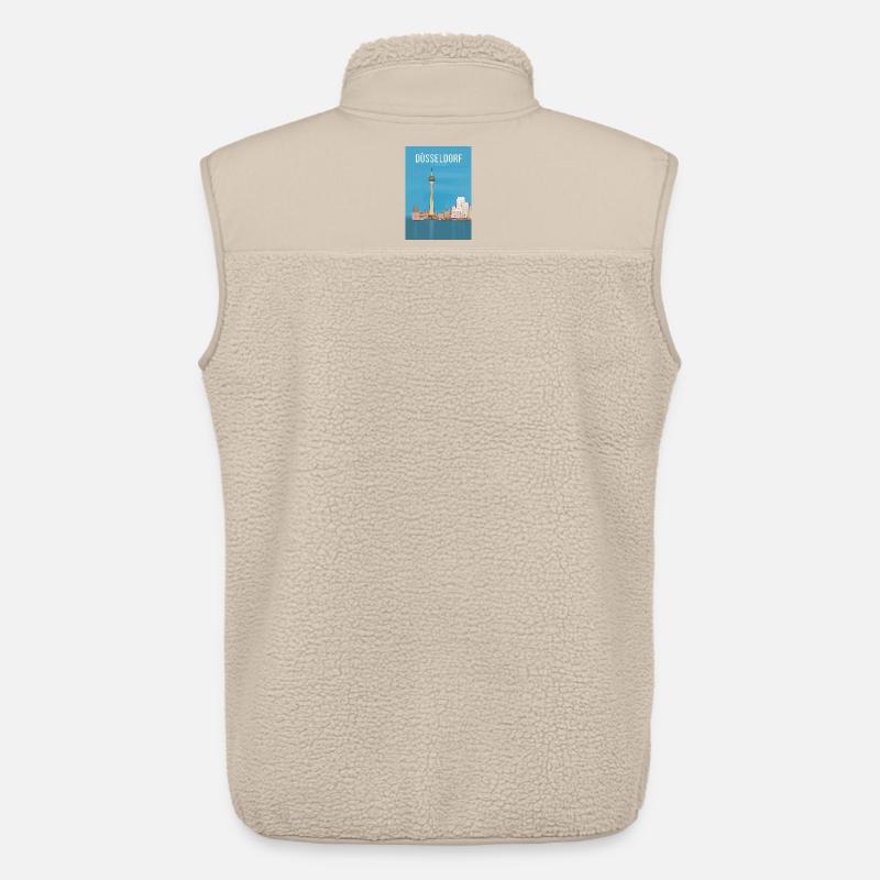 Düsseldorf - Unisex Sherpaweste von Stanley/Stella - Beige
