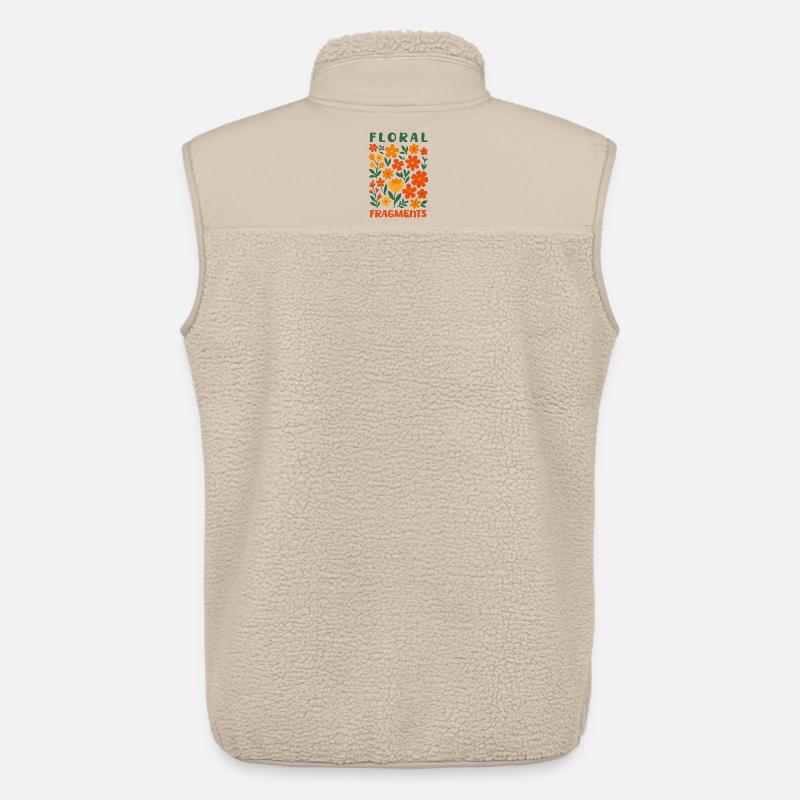 Blütenfragmente von helfspawn - Unisex Sherpaweste von Stanley/Stella - Beige