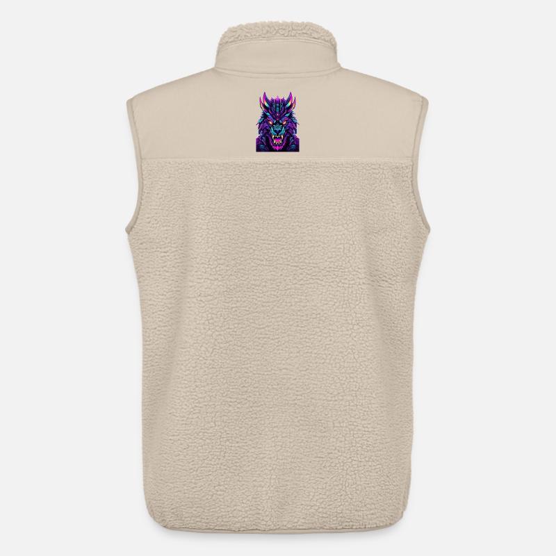 Neon Wolfsgeist - Unisex Sherpaweste von Stanley/Stella - Beige