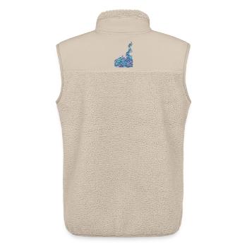 See Wasserdrache Geschenk Mangadrache Frosch - Unisex Sherpaweste von Stanley/Stella - Beige - Hinten - AI Model Male 178 light (178cm)