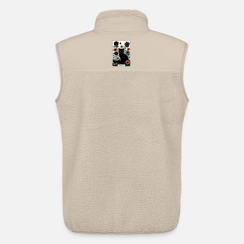 Void Katze in Blüte Tarot - Unisex Sherpaweste von Stanley/Stella - Beige