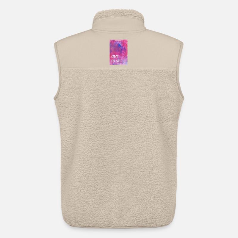 Create epic shit. - Unisex Sherpaweste von Stanley/Stella - Beige