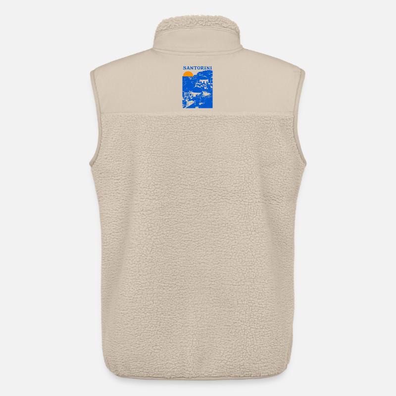 Santorin - Unisex Sherpaweste von Stanley/Stella - Beige
