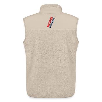 Meister 2026 Meisterschaft - Unisex Sherpaweste von Stanley/Stella - Beige - Hinten - AI Model Male 178 light (178cm)