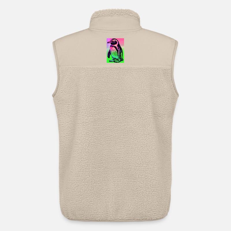 Pinguin - Unisex Sherpaweste von Stanley/Stella - Beige