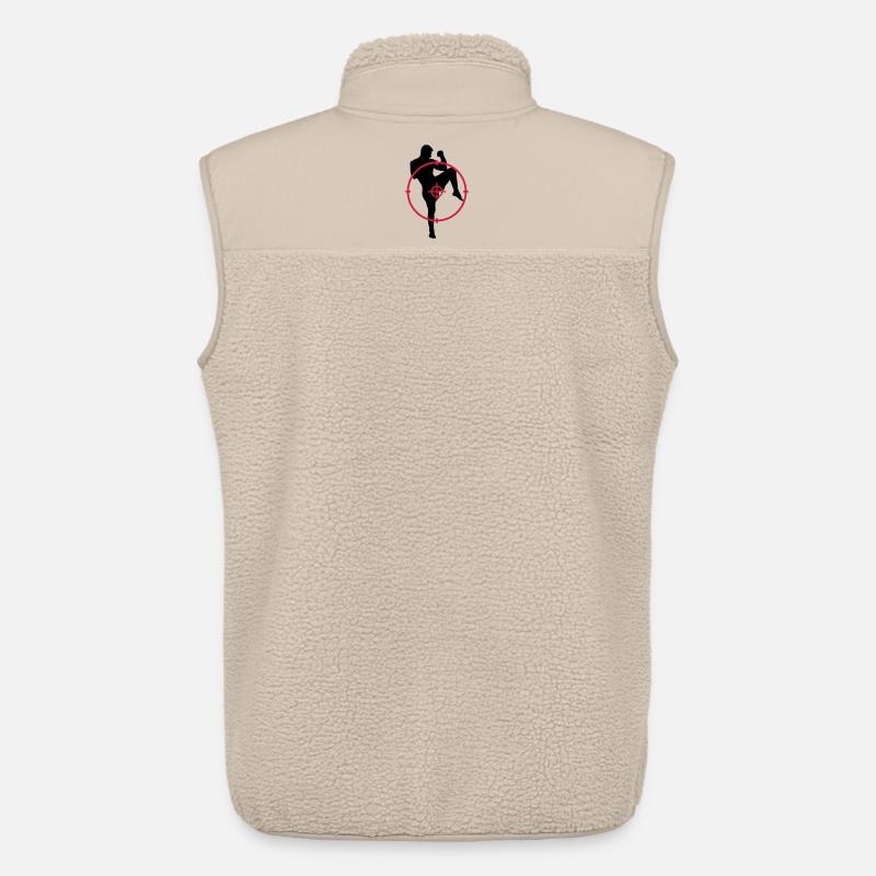Kickboxen / Kickboxing / Kickboxer / Kick Boxing - Unisex Sherpaweste von Stanley/Stella - Beige