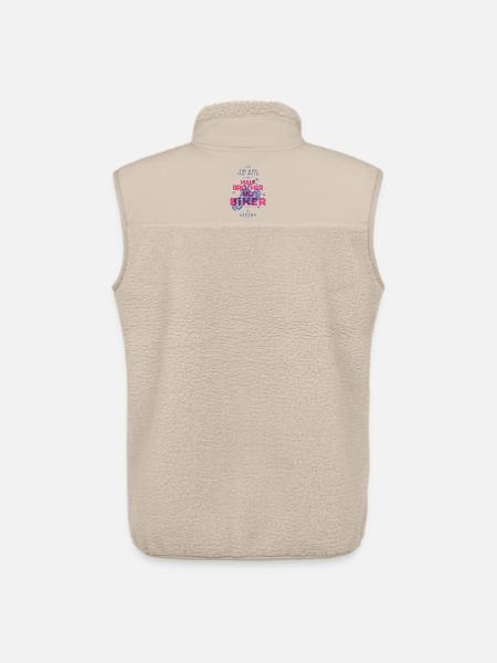 Mythical Wheel of the Legend - Unisex Sherpa Gilet by Stanley/Stella - beige