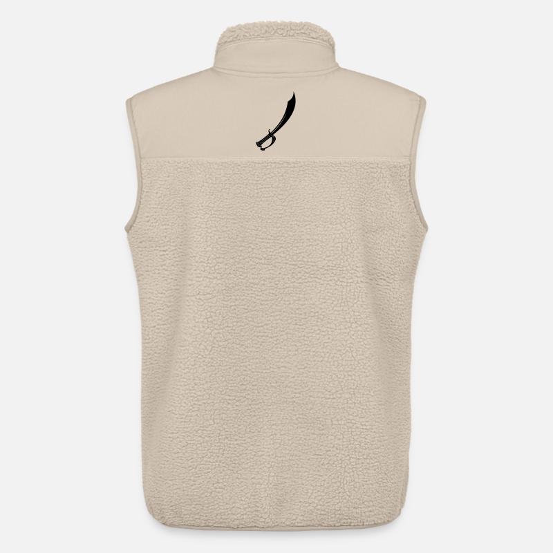 Épée - Veste sans manches sherpa unisexe Stanley/Stella - beige