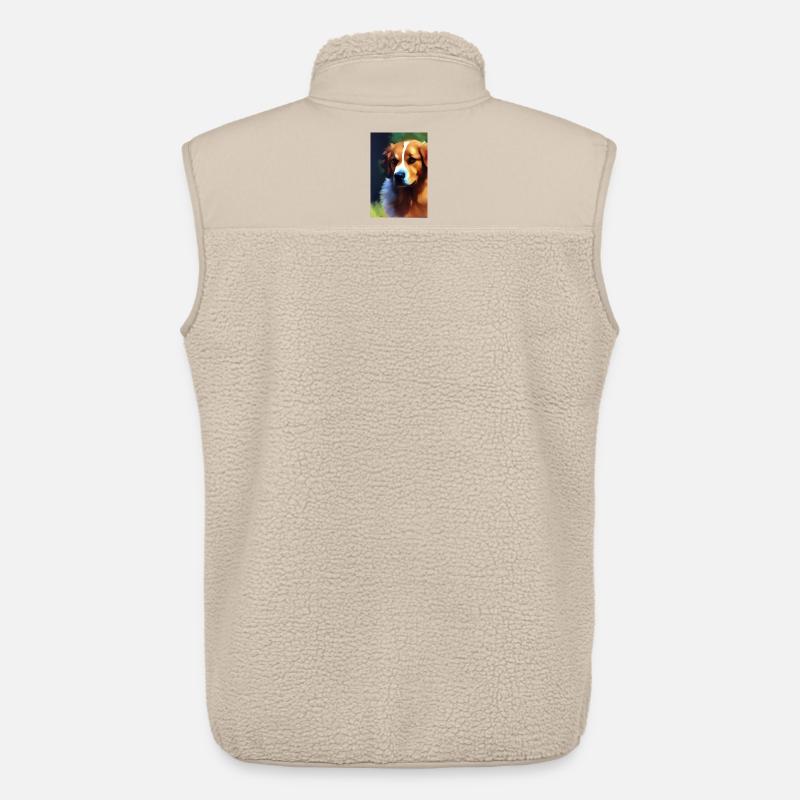 Hunde Bild - Unisex Sherpaweste von Stanley/Stella - Beige
