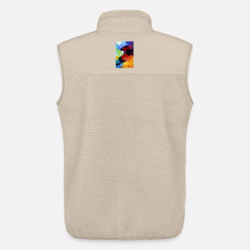 Malerei Muster - Unisex Sherpaweste von Stanley/Stella - Beige
