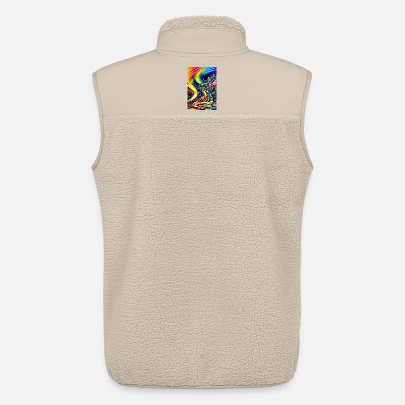 Abstrakte Kunst - Unisex Sherpaweste von Stanley/Stella - Beige