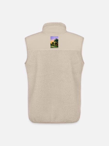 Arabian Desert - Unisex Sherpa Gilet by Stanley/Stella - beige