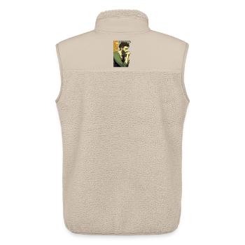 Cogito 03 - Unisex Sherpa Gilet by Stanley/Stella - beige - Back - AI Model Male 178 light (178cm)
