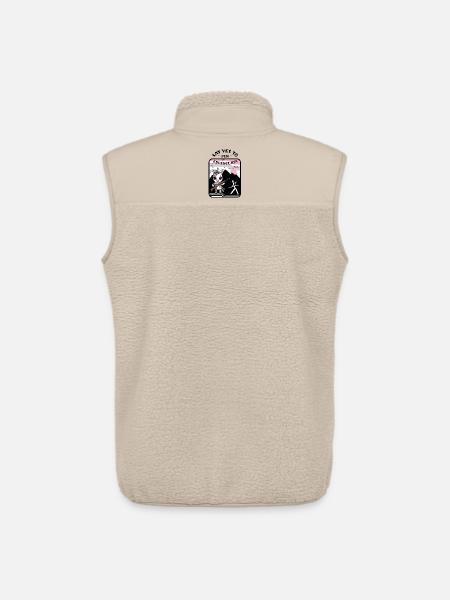 Zebra Unicorn - Unisex Sherpa Gilet by Stanley/Stella - beige