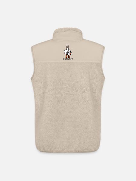 Good morning! - Unisex Sherpa Gilet by Stanley/Stella - beige
