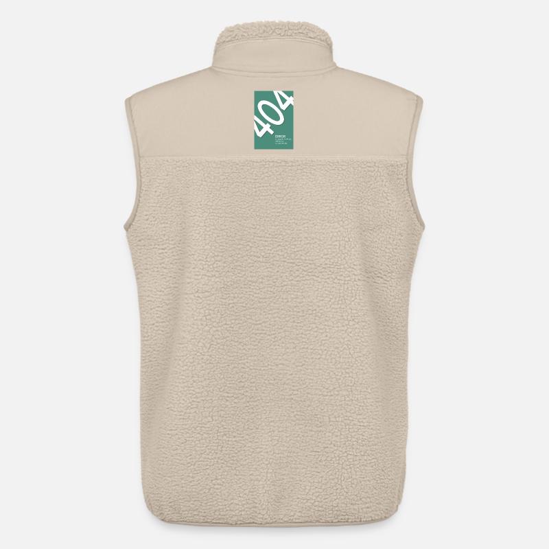Error 404 Motivation Not Found - Unisex Sherpa Gilet by Stanley/Stella - beige