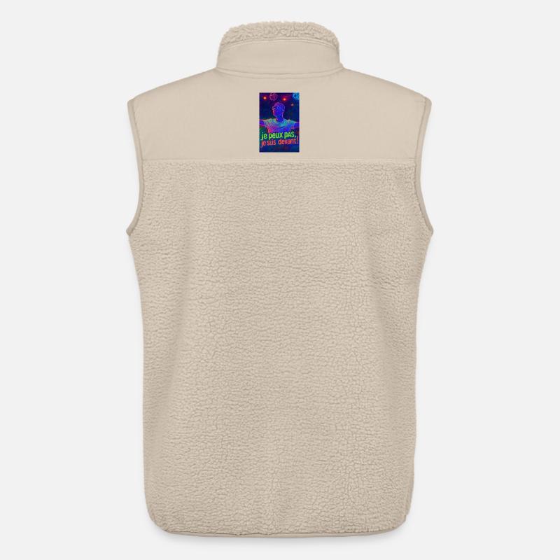 Techno - Unisex Sherpaweste von Stanley/Stella - Beige