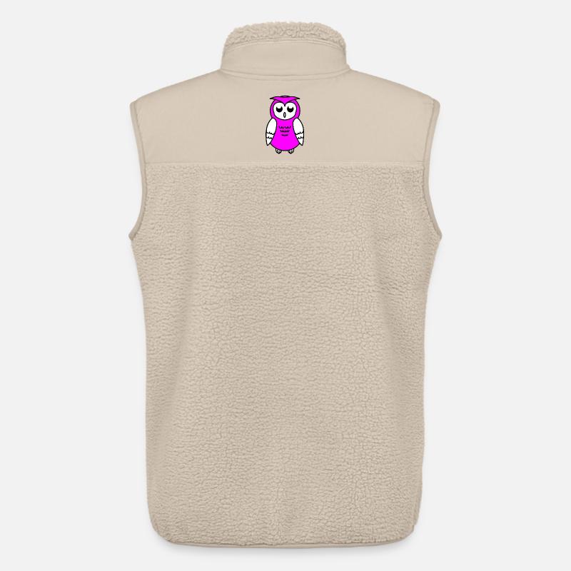 Eule - Unisex Sherpaweste von Stanley/Stella - Beige