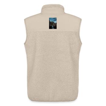 Orion-Sternbild über einem erstaunlichen Fluss - Unisex Sherpaweste von Stanley/Stella - Beige - Hinten - AI Model Male 178 light (178cm)