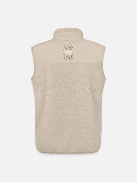 Fasching Konfetti Faschingskostüm bunt - Unisex Sherpaweste von Stanley/Stella - Beige