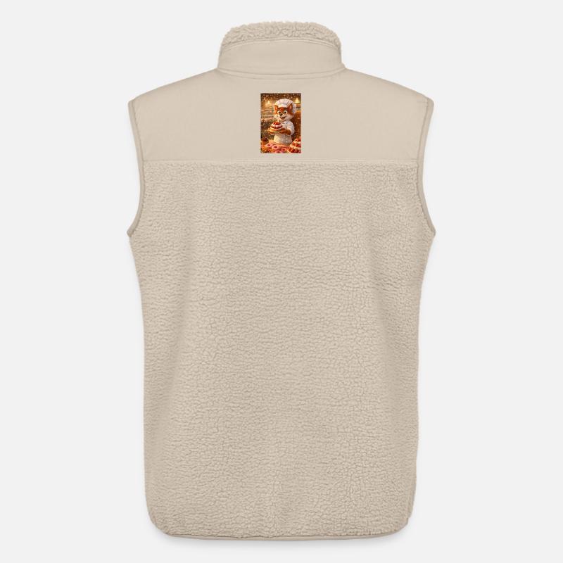 Herr l'écureuil Konditor, Gourmetatmosphäre - Unisex Sherpaweste von Stanley/Stella - Beige