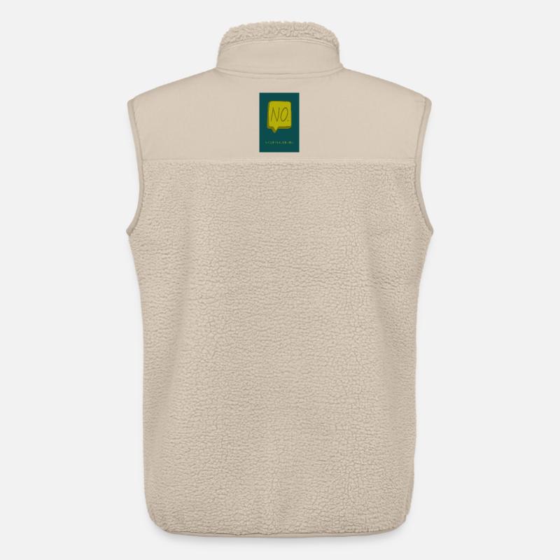 Nein ist ein vollständiger Satz - Unisex Sherpaweste von Stanley/Stella - Beige