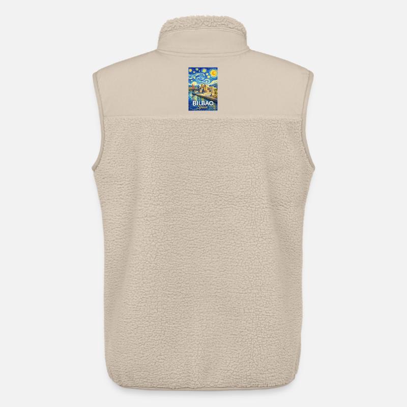 Bilbao Spain - Unisex Sherpaweste von Stanley/Stella - Beige