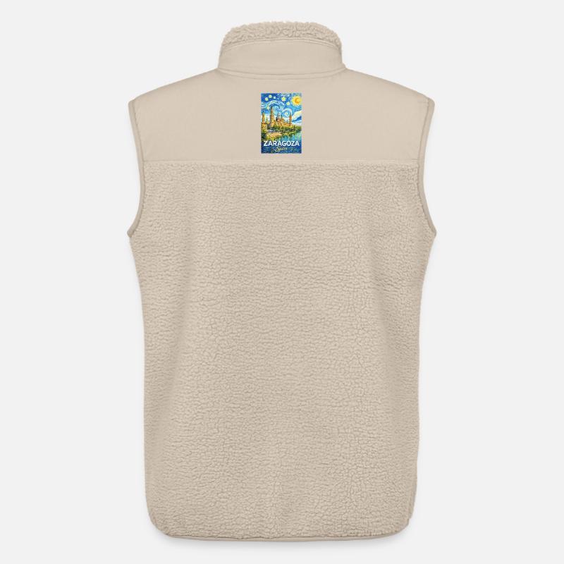 Zaragoza Spain - Unisex Sherpaweste von Stanley/Stella - Beige