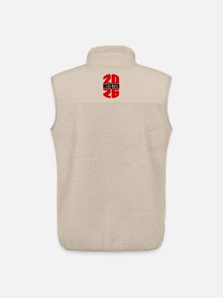 Champion 2026 Championship - Unisex Sherpa Gilet by Stanley/Stella - beige