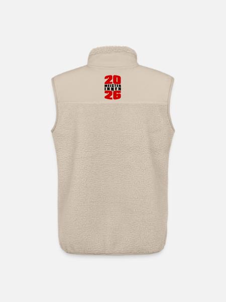 Champion 2026 Champion - Unisex Sherpa Gilet by Stanley/Stella - beige
