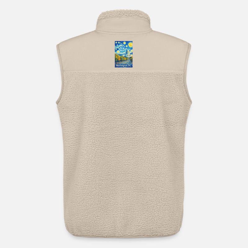 Washington, D.C. - Unisex Sherpaweste von Stanley/Stella - Beige