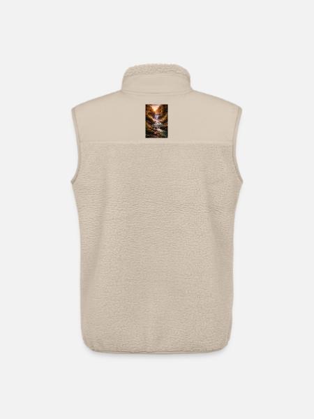 Waterfall in the evening sun - Unisex Sherpa Gilet by Stanley/Stella - beige
