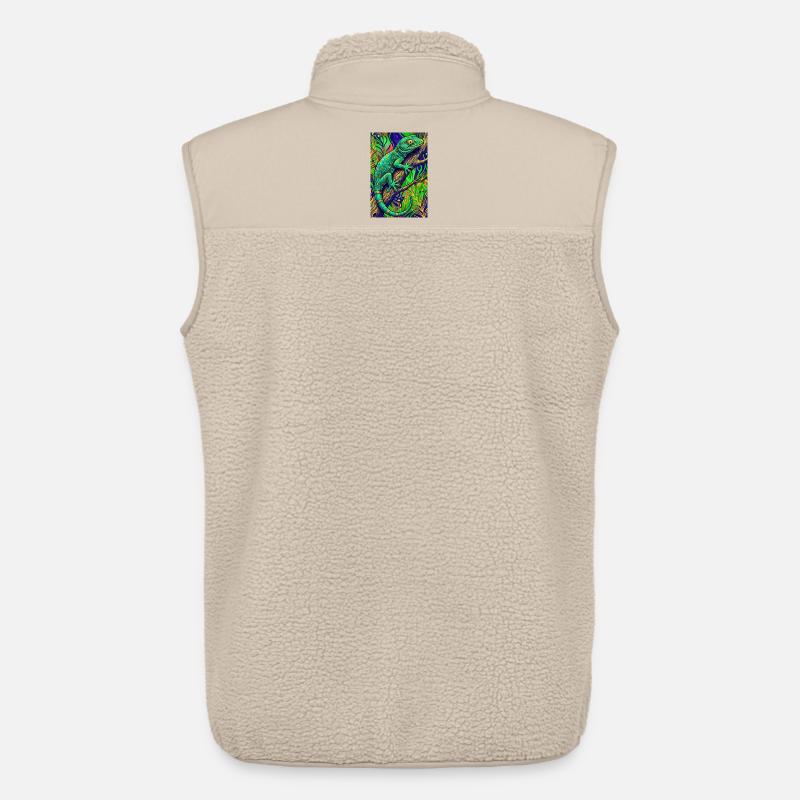 Gecko - Unisex Sherpaweste von Stanley/Stella - Beige