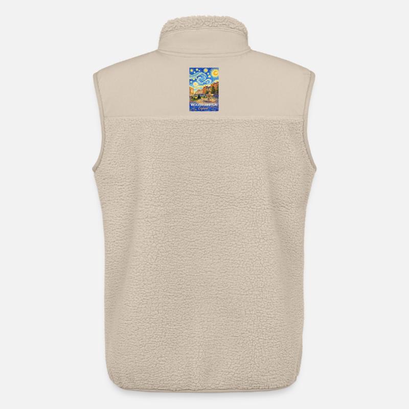 Wolverhampton England Sternennacht - Unisex Sherpaweste von Stanley/Stella - Beige