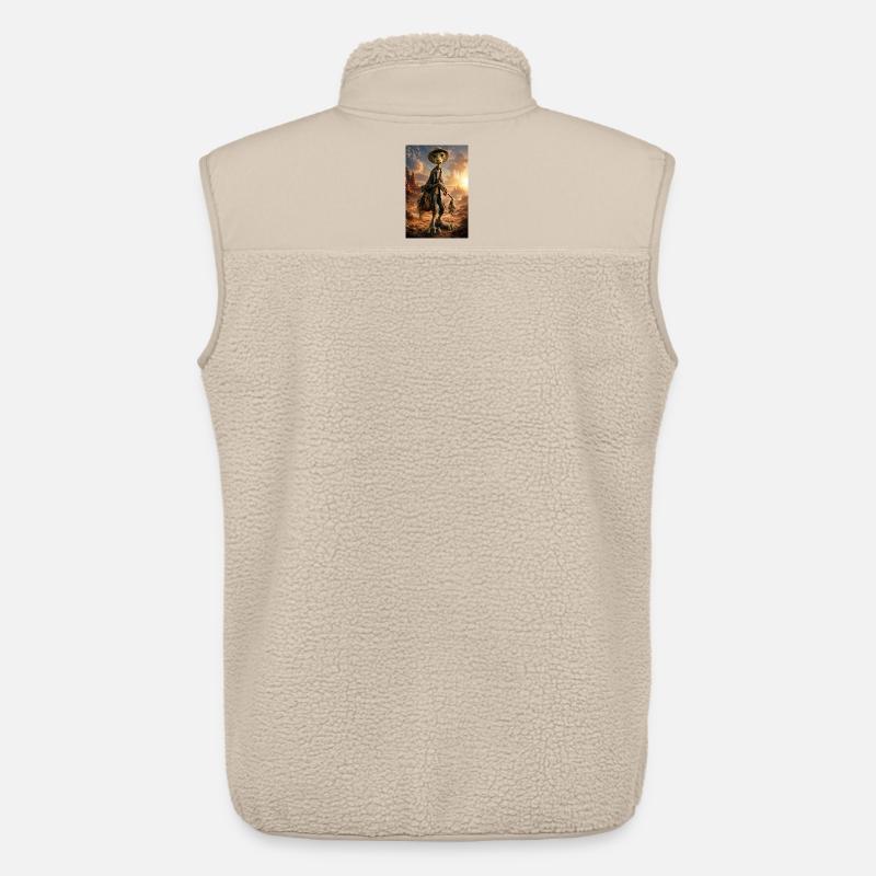 Staubiger Anhalter in Dunes - Unisex Sherpaweste von Stanley/Stella - Beige