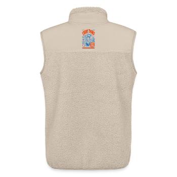 Urban Gardening Dirty Things Maybe Plants - Unisex Sherpa Gilet by Stanley/Stella - beige - Back - AI Model Male 178 light (178cm)