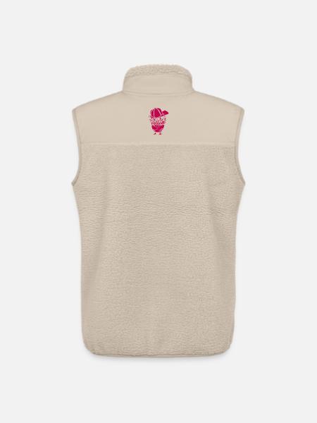 Hip Hopper Eule - Unisex Sherpaweste von Stanley/Stella - Beige