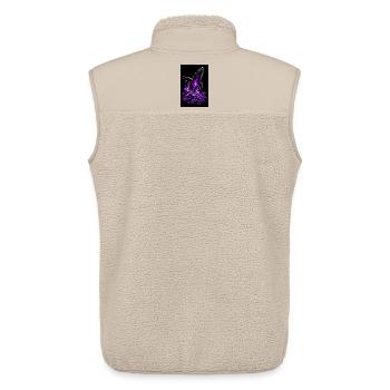 Das Ich-Ding - Unisex Sherpaweste von Stanley/Stella - Beige - Hinten - AI Model Male 178 light (178cm)