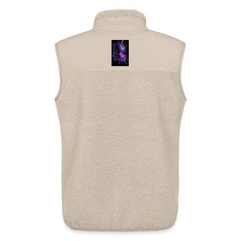 Schredder die Definitionen - Unisex Sherpaweste von Stanley/Stella - Beige - Hinten - AI Model Male 178 light (178cm)