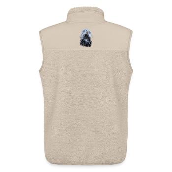 Tochter des Mondes - Unisex Sherpaweste von Stanley/Stella - Beige - Hinten - AI Model Male 178 light (178cm)