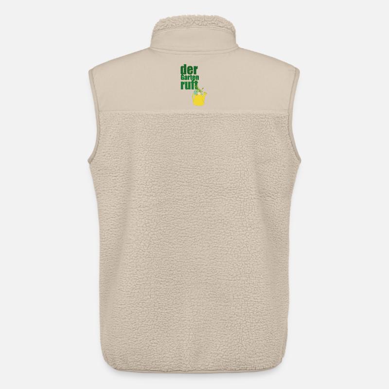 der garten ruft - Unisex Sherpaweste von Stanley/Stella - Beige