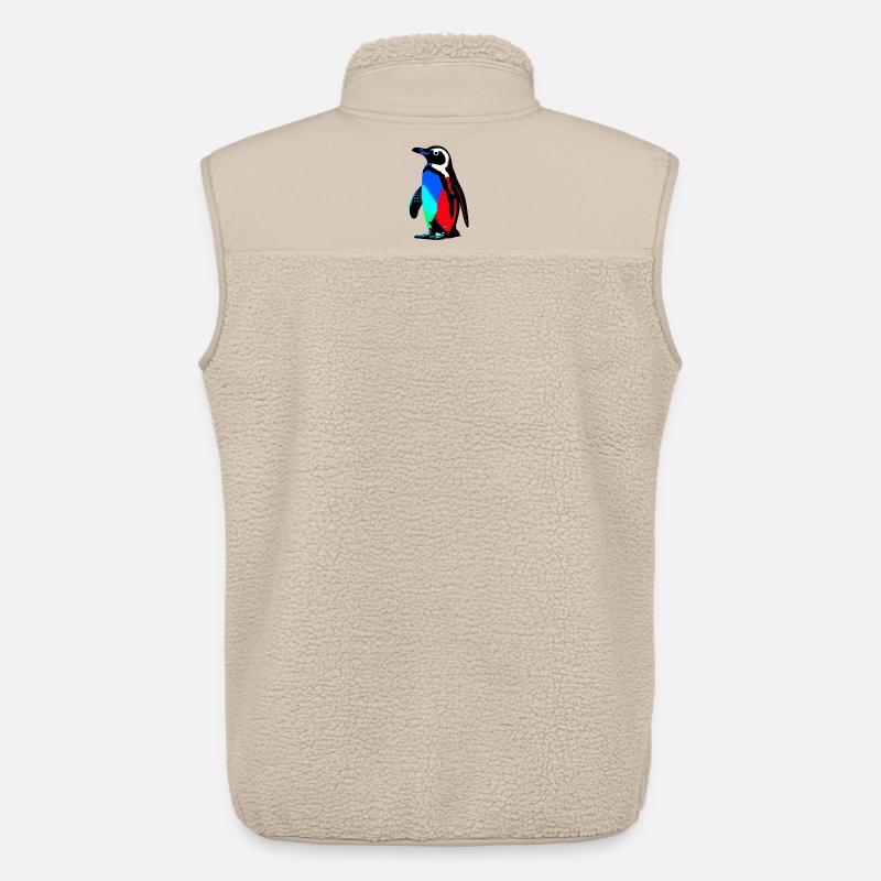 Pinguin - Unisex Sherpaweste von Stanley/Stella - Beige