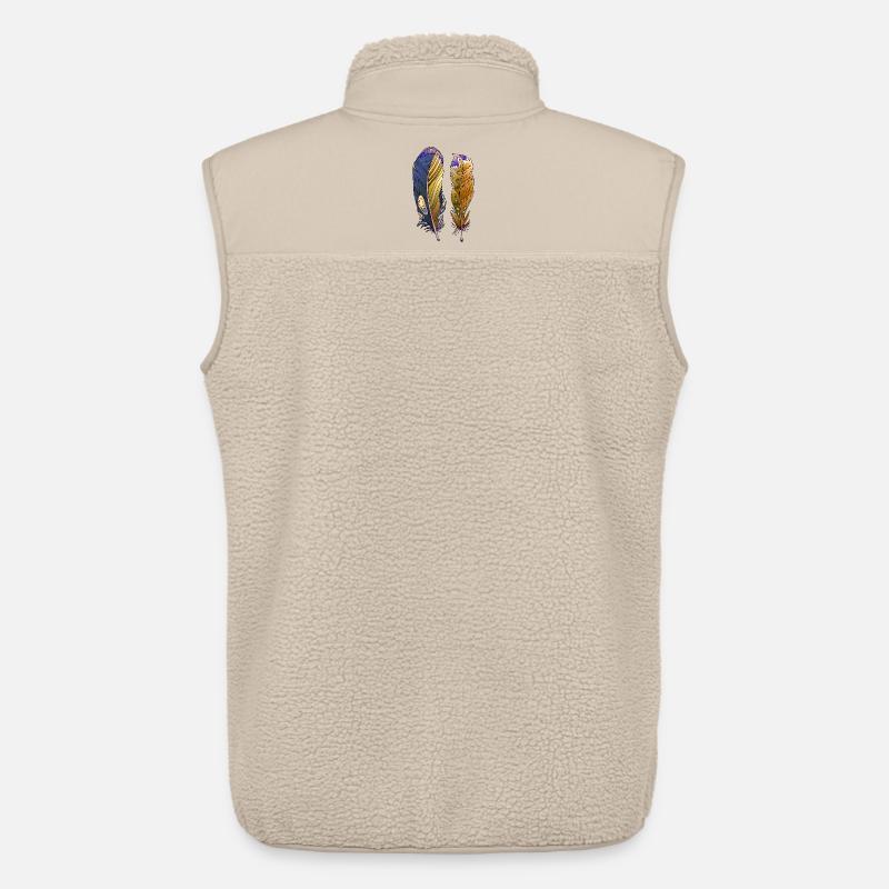 Feder - Unisex Sherpaweste von Stanley/Stella - Beige