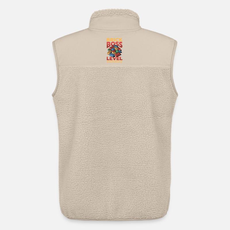 Building Blocks Kids Brick Builder - Unisex Sherpaweste von Stanley/Stella - Beige