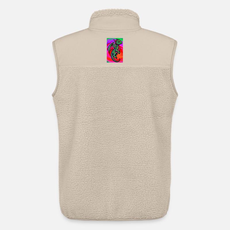 Drache - Unisex Sherpaweste von Stanley/Stella - Beige