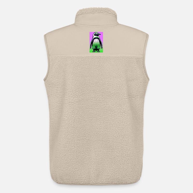 Pinguin - Unisex Sherpaweste von Stanley/Stella - Beige