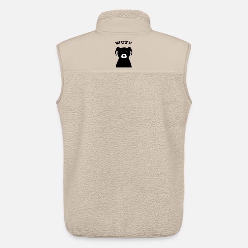 Hund - Unisex Sherpaweste von Stanley/Stella - Beige
