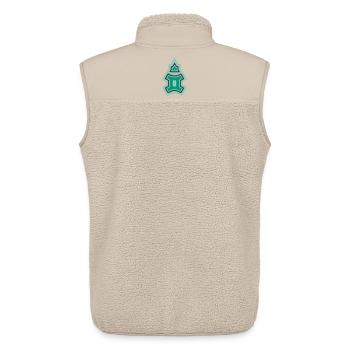 Zodiac Tribal Gemini and Air - Unisex Sherpa Gilet by Stanley/Stella - beige - Back - AI Model Male 178 light (178cm)
