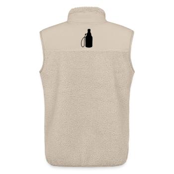 Biertankstelle - Unisex Sherpaweste von Stanley/Stella - Beige - Hinten - AI Model Male 178 light (178cm)
