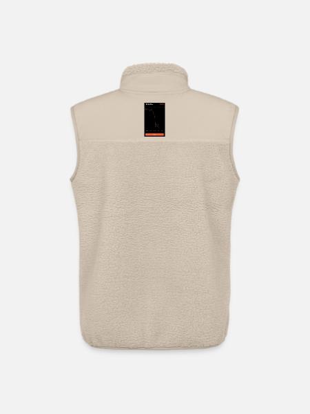 Aktiencrash - Unisex Sherpaweste von Stanley/Stella - Beige